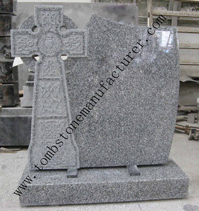 cross carving headstone1